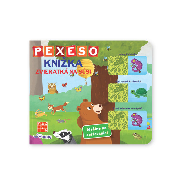 Knižka s okienkovým pexesom - Na súši