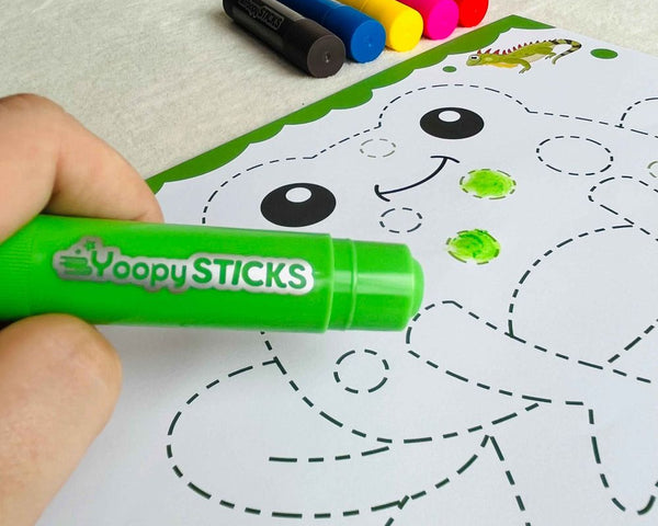 Balíček 3 x Maľuj bodkami a Yoopy sticks ZDARMA - Yoopy.sk