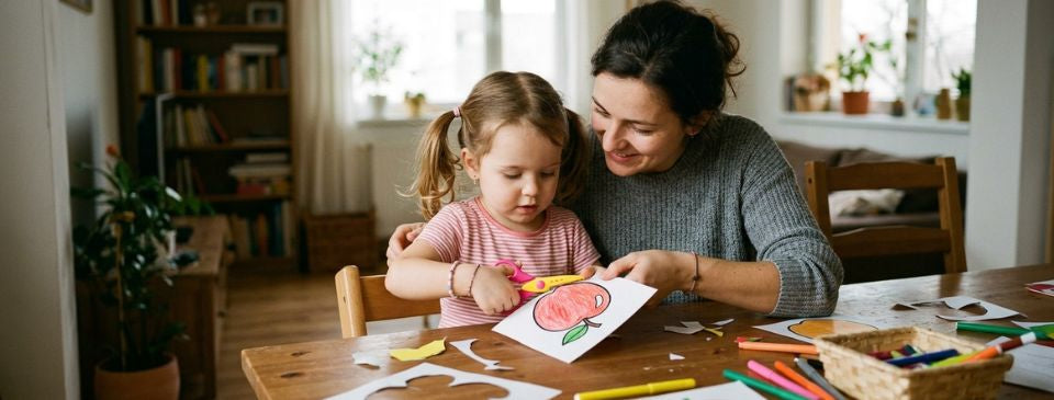 Ako naučiť dieťa strihať nožnicami?