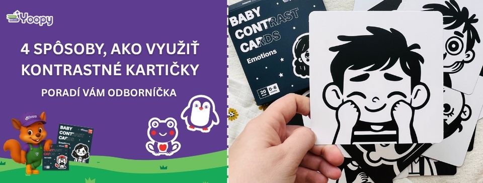 4 spôsoby, ako využiť kontrastné kartičky – tipy od odborníčky - Yoopy.sk
