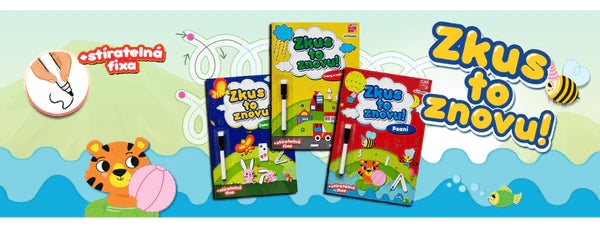 Vlnka, trojuholník, dvojka, podkova… pomôžu ti zošity Skús to znova! - Yoopy.sk