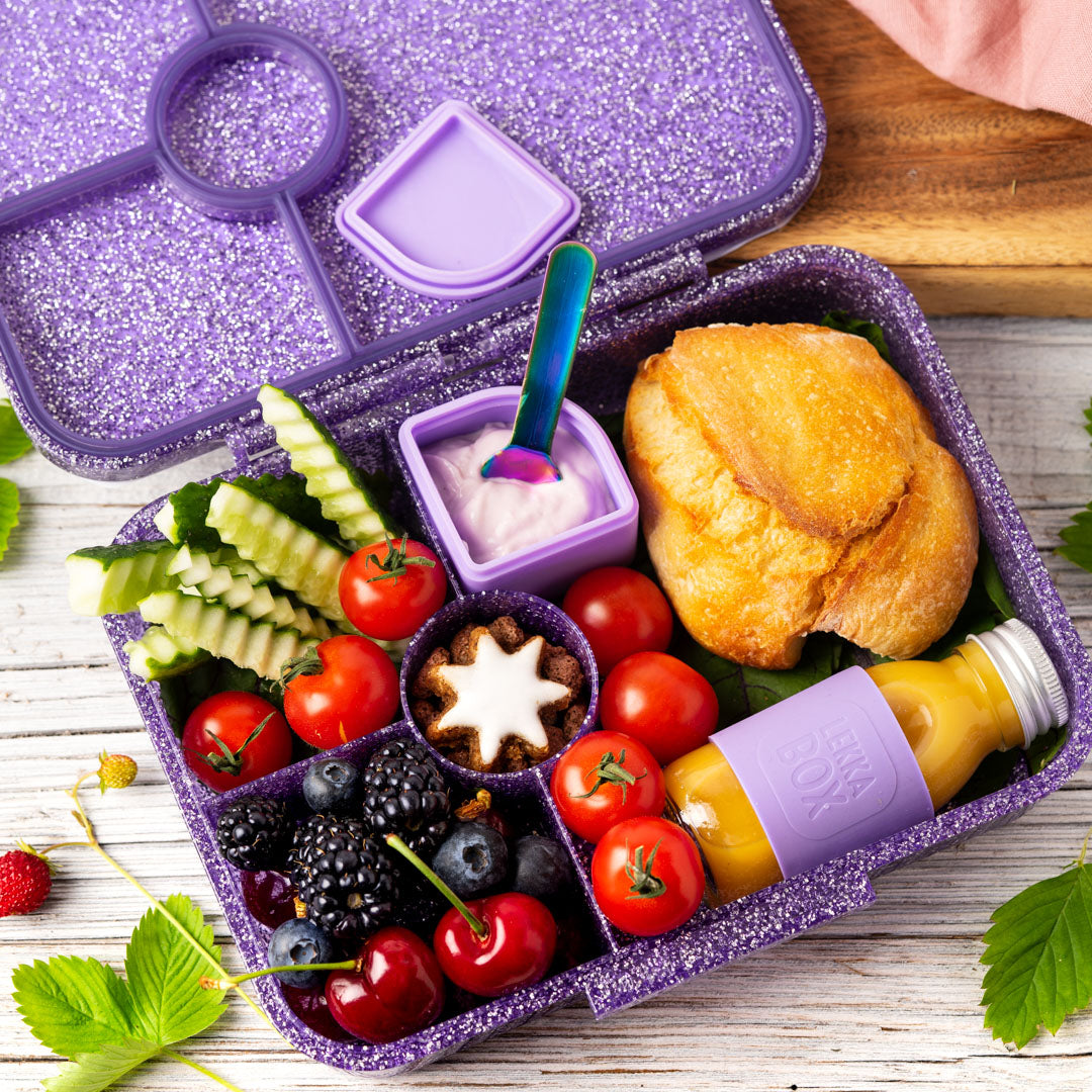 Desiatový box Glamour fialový