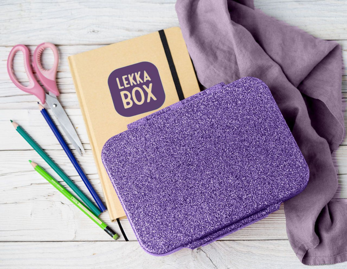 Desiatový box Glamour fialový