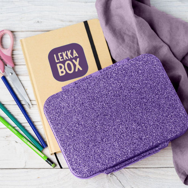 Desiatový box Glamour fialový