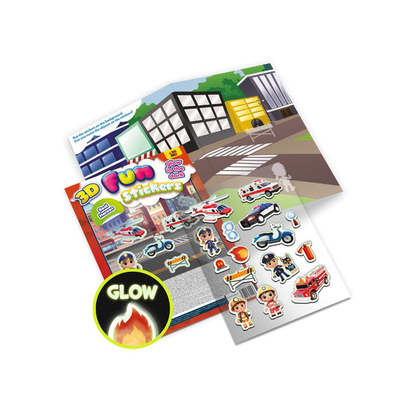 Svietiace 3D nálepky