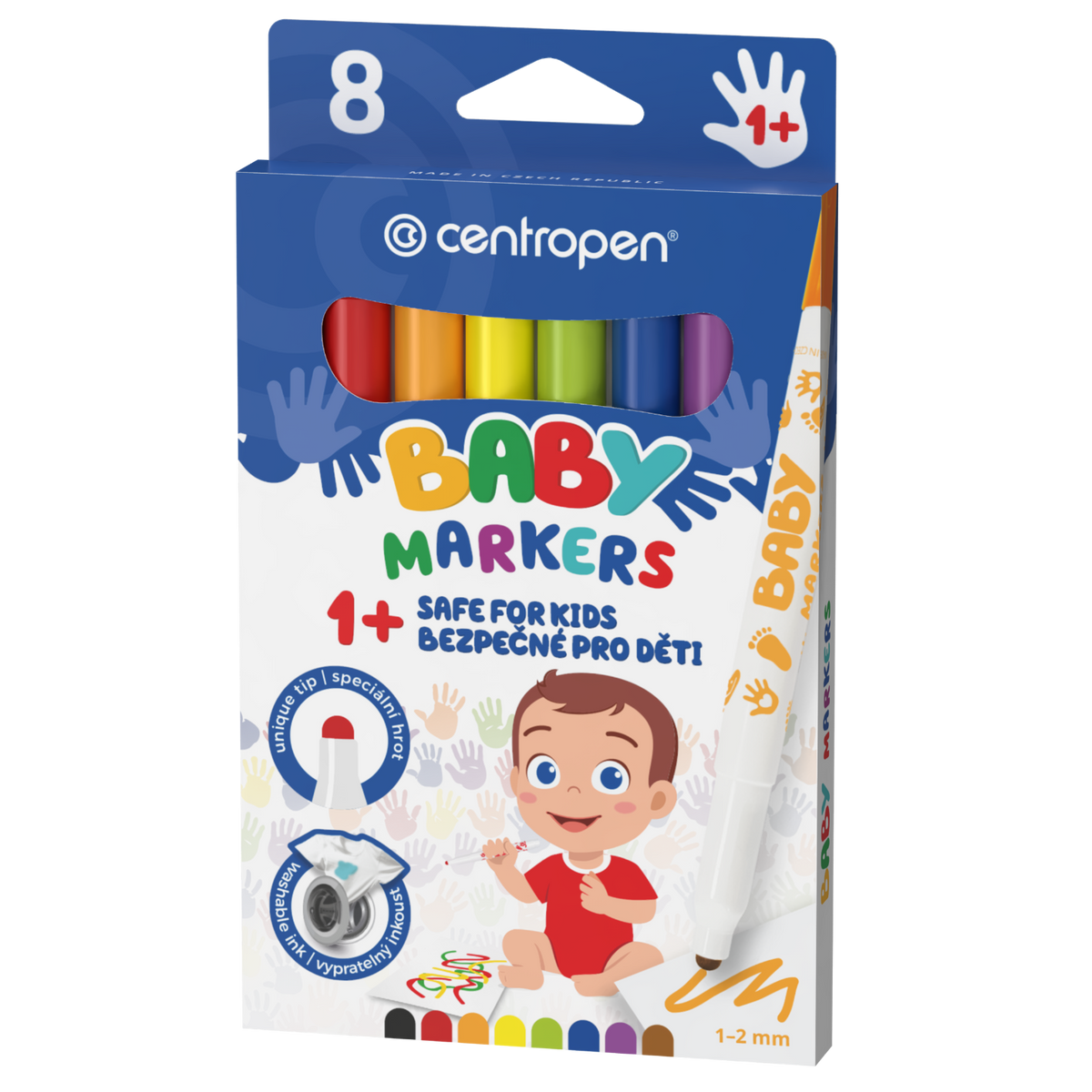 Fixky Baby markers 8 farieb