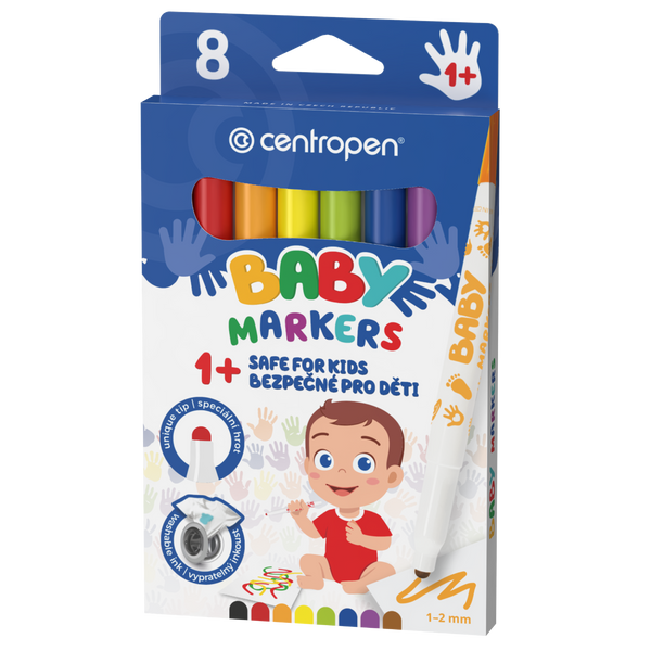 Fixky Baby markers 8 farieb