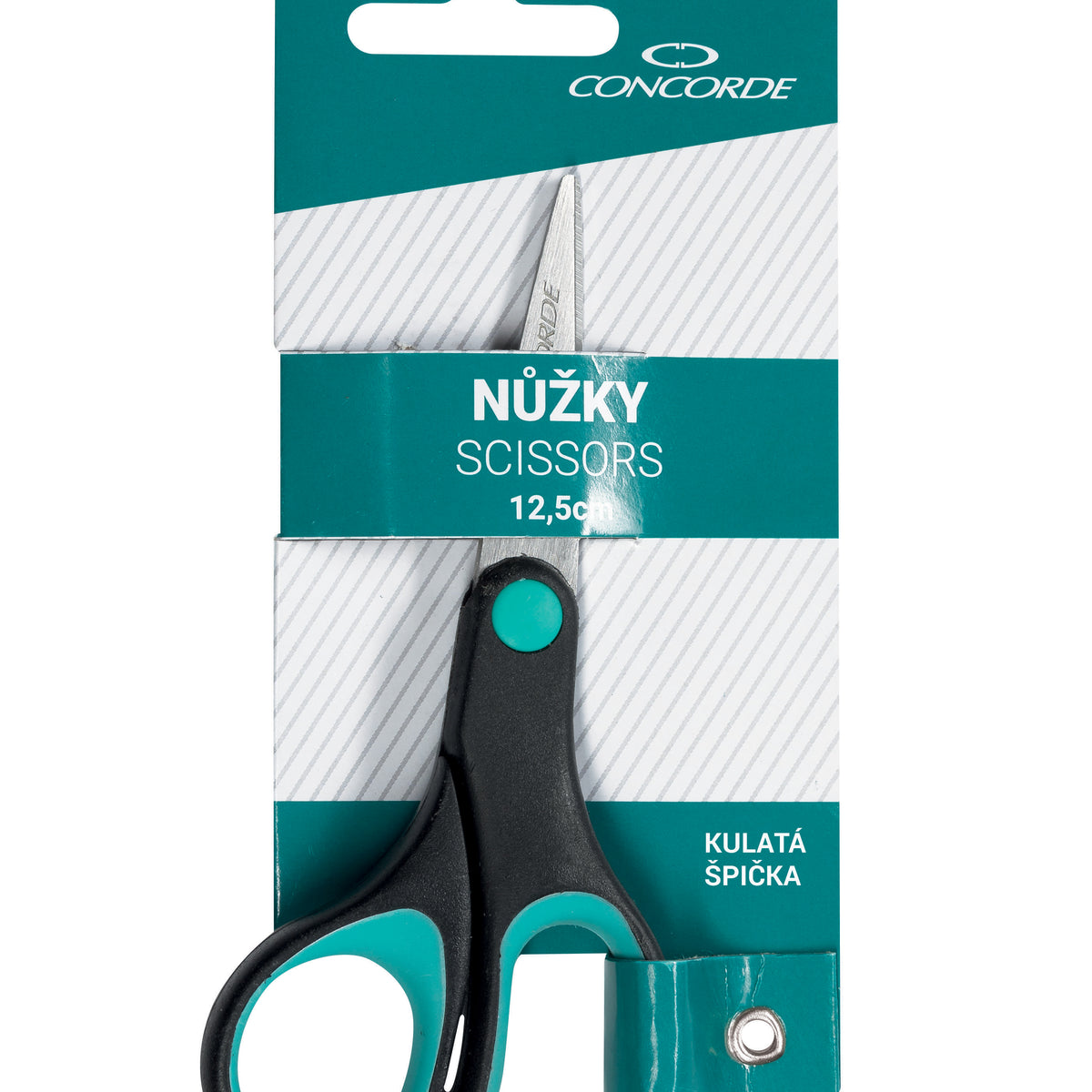 Nožnice školské 12,5 cm – guľaté