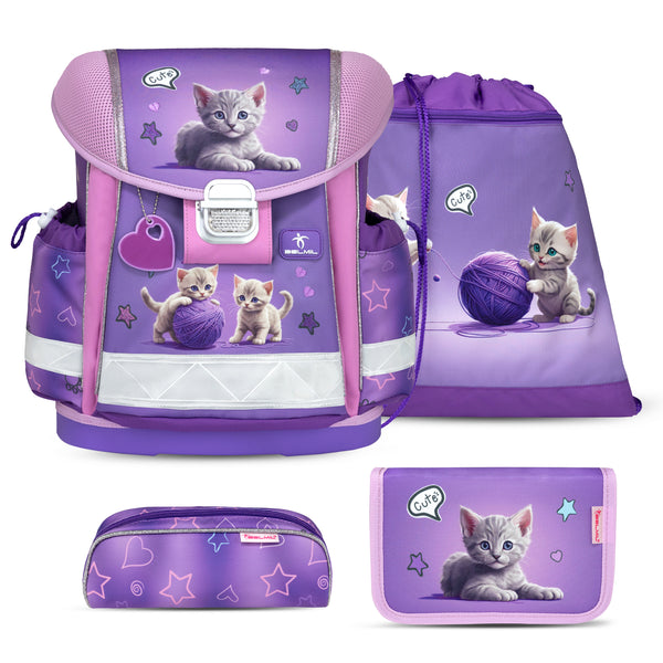 Školská taška dievčenská set - Little kittens