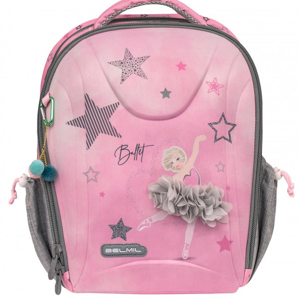 Školská taška dievčenská set - Ballet light pink