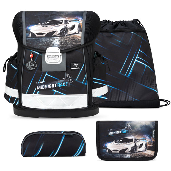 Školská taška chlapčenská set - Midnight turbo