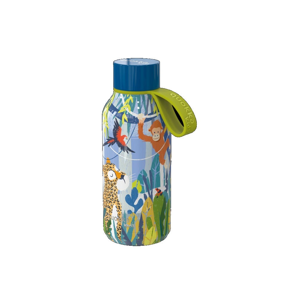 Detská nerezová termo fľaša Jungle - 330ml