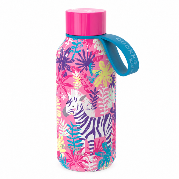 Detská nerezová termo fľaša Zebras - 330ml