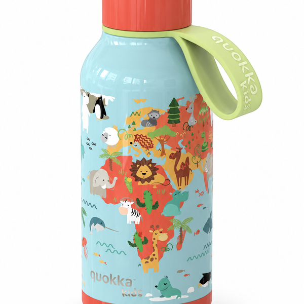Detská nerezová termo fľaša Map of life - 330ml