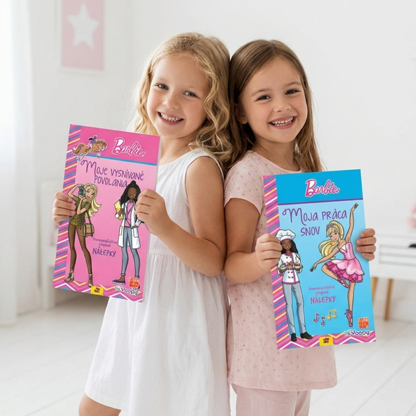 Barbie pracovné zošity s nálepkami – Barbie - Moja práca snov (2)