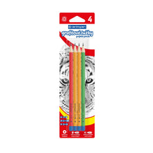 Ceruzky grafitové – šesťhranné, sada 4 ks (1B, 2 × 2HB, H)