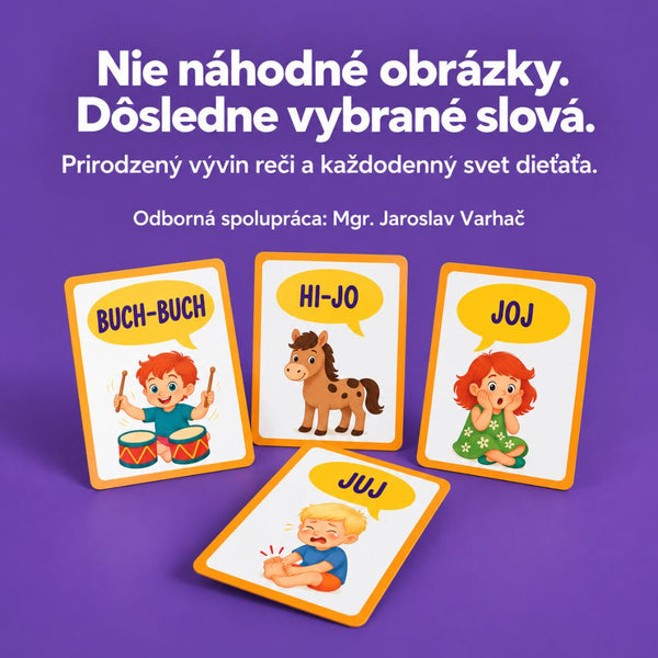 Kartičky BUCH-BUCH, HI-JO, JOJ, JUJ – odborná spolupráca Mgr. Jaroslav Varhač