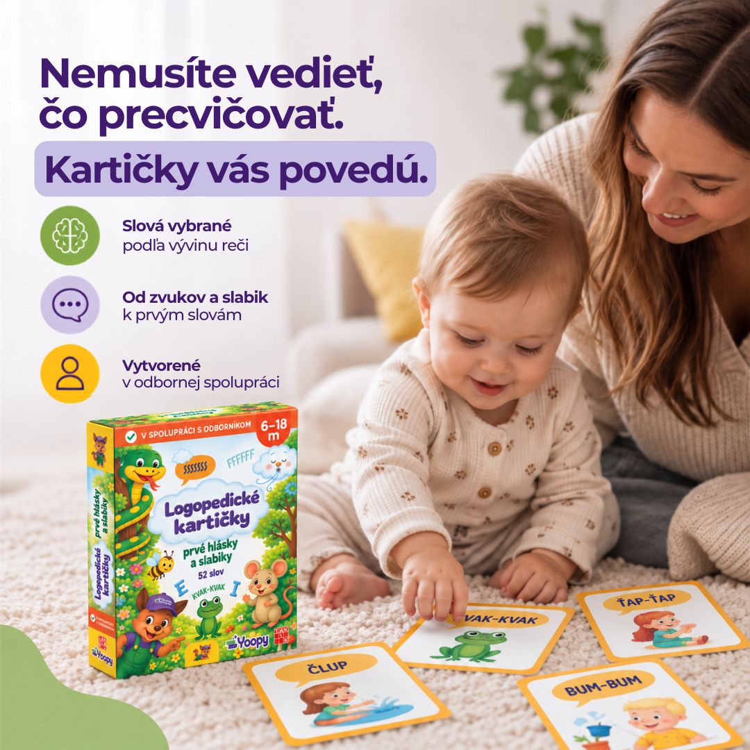 Nemusíte vedieť, čo precvičovať. Kartičky vás povedú.