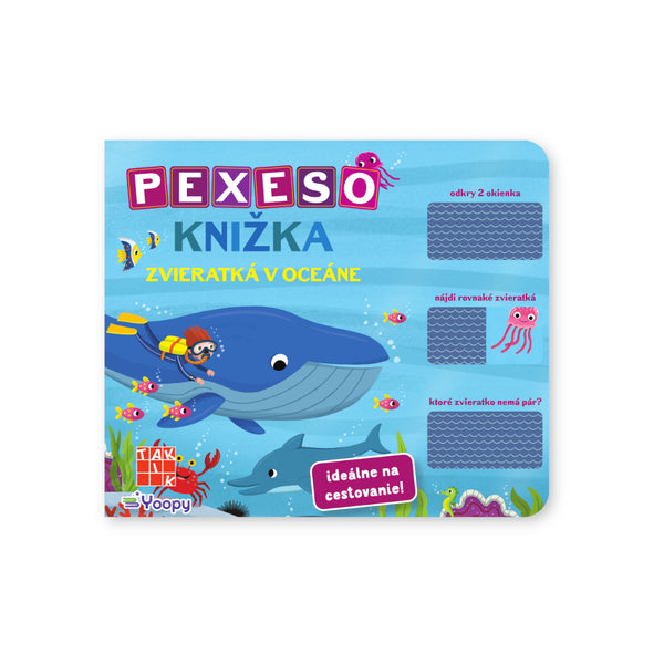 Knižka s okienkovým pexesom - V oceáne
