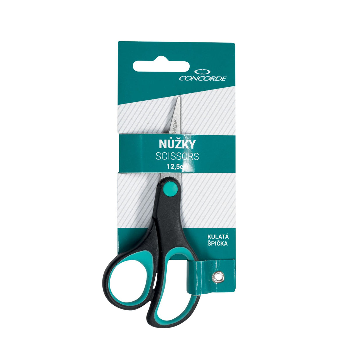 Nožnice školské 12,5 cm – guľaté