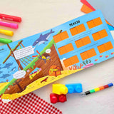 Knižka s okienkovým pexesom - V oceáne