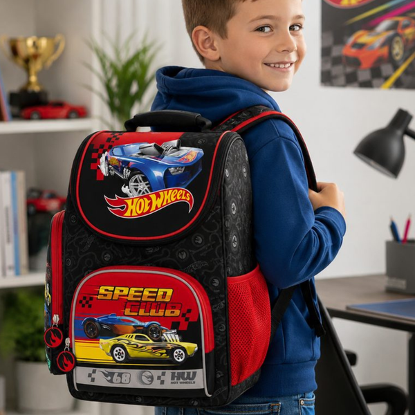 Školská taška chlapčenská - Hot wheels (5)