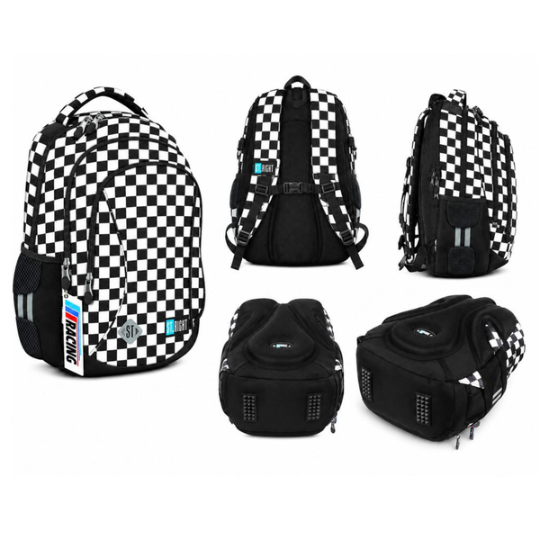 Školská taška chlapčenská - Race check (2)