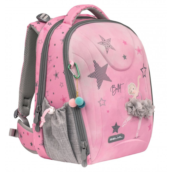 Školská taška dievčenská set - Ballet light pink (3)