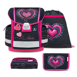 Školská taška dievčenská set - Dark Pinky