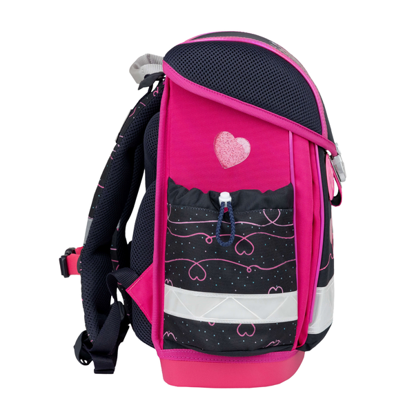 Školská taška dievčenská set - Dark Pinky (4)