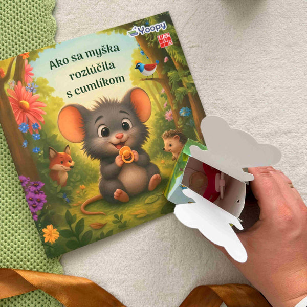 Kniha pre deti - Ako sa myška rozlúčila s cumlíkom.