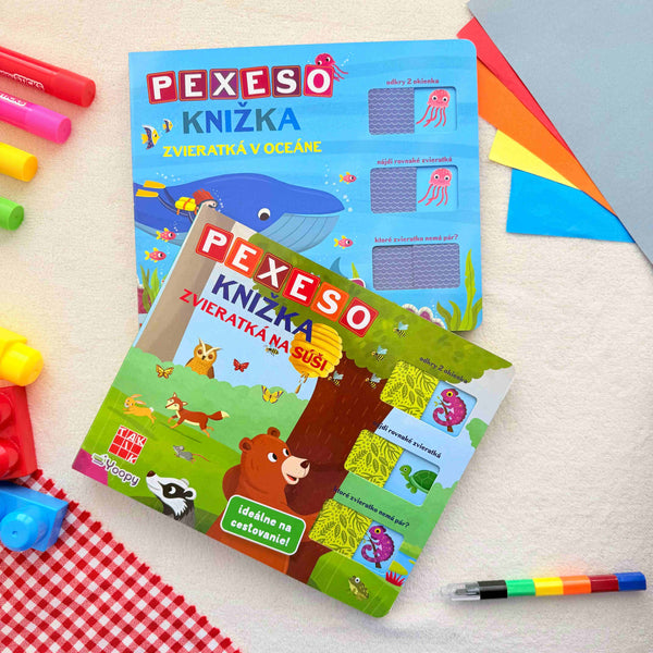 Knižka s okienkovým pexesom - balíček