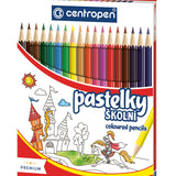 Pastelky šesťhranné 18 farieb