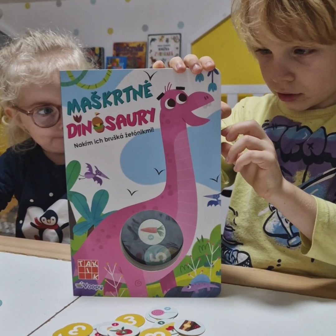 Maškrtné dinosaury - zábava s číslami pre malých dobrodruhov - Predstavenie 