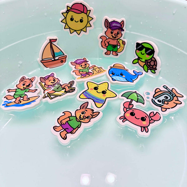 Nálepky do vane: Ponor a zafarbi